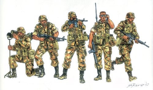 ITALERI ITA6168 U.S. Infantry 90s US Soldiers Model kit, Multicoloured, Small - Image 2