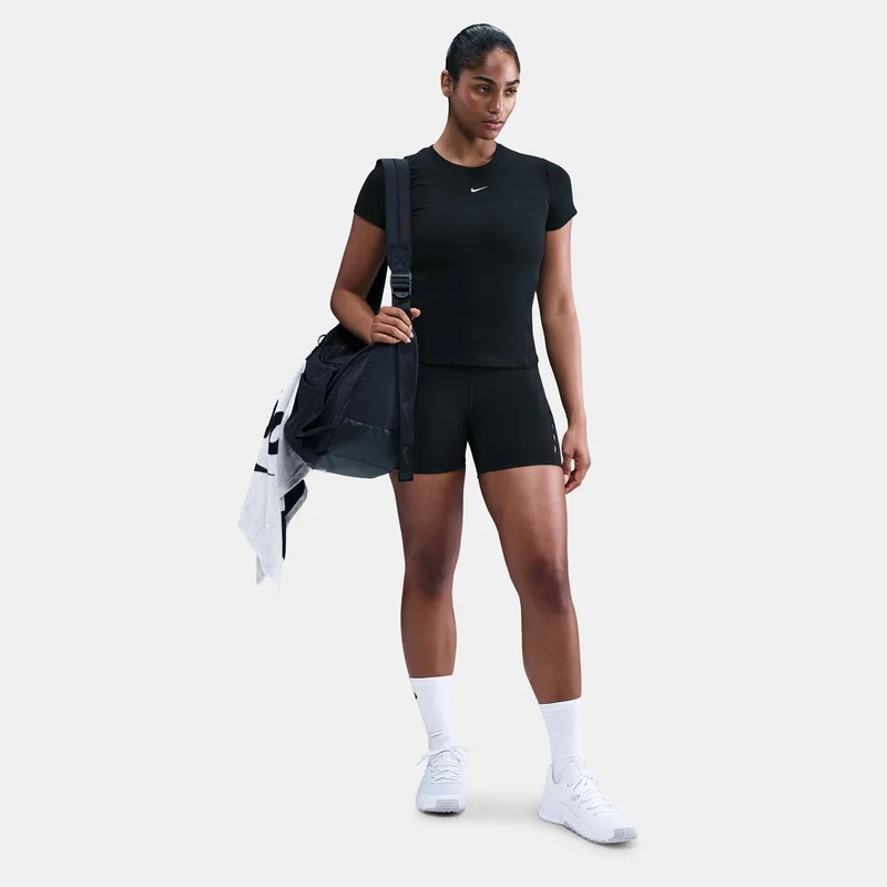 Nike Black Women's One Fitted Dri-FIT Training Top for Women | Best Price UAE
