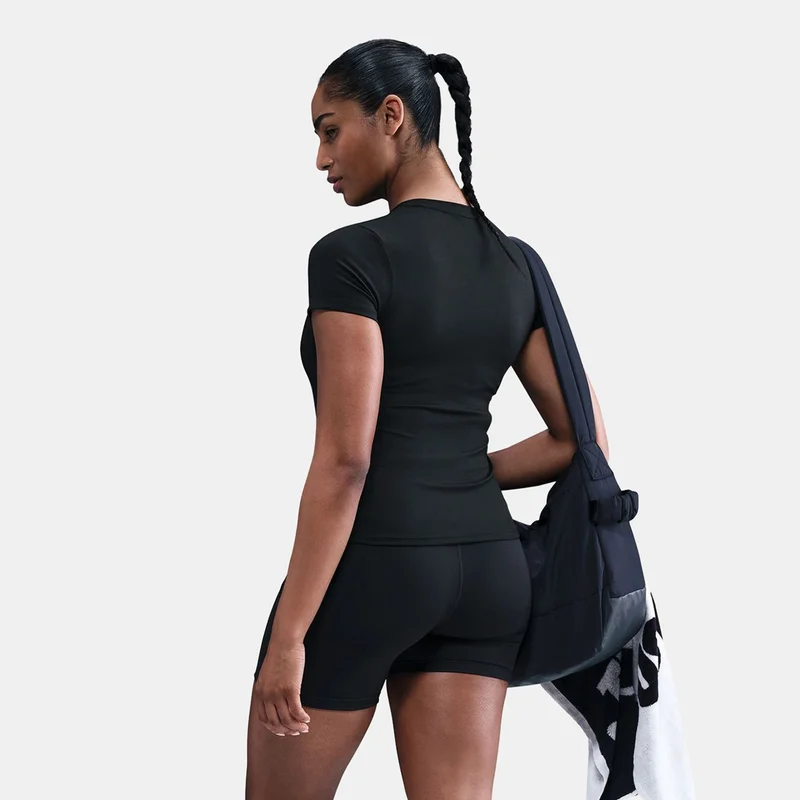 Nike Black Women's One Fitted Dri-FIT Training Top for Women | Best Price UAE