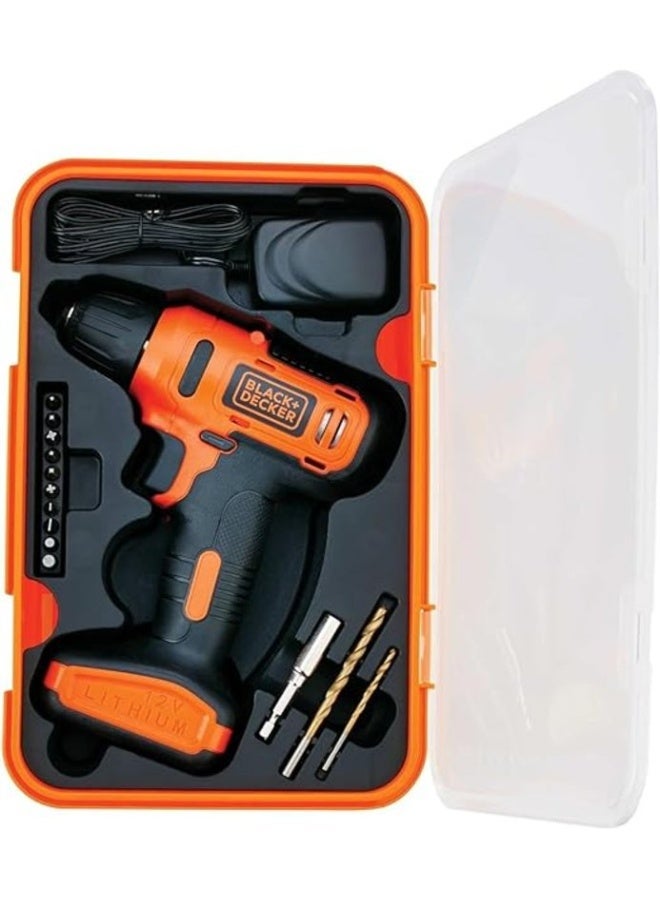 BLACK+DECKER Cordless Drill - 12 Volt - Black - AMLD12-B5 - Image 2