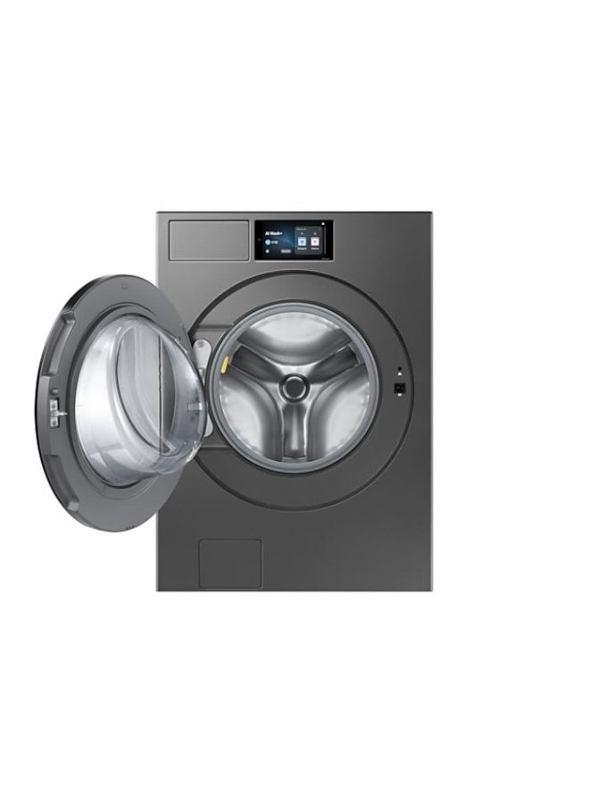 Samsung 26kg Bespoke AI Laundry Washer with (7" LCD Display) Intuitive control AI Home - WF90F26ADSGU, Dark Grey 26.0 kg WF90F26ADSGU grey - Image 4
