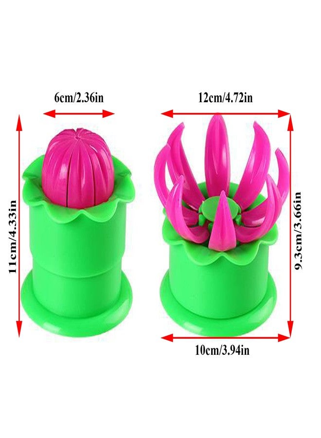MGGi Large 2.36'' Baozi Maker, Plastic Dumpling Molds, Bun Making Mould DIY Pastry Pie Steamed Stuffed Tool, Bao Moulds, Meat Press -for Chinese, - Green, MG20211105 - Image 2