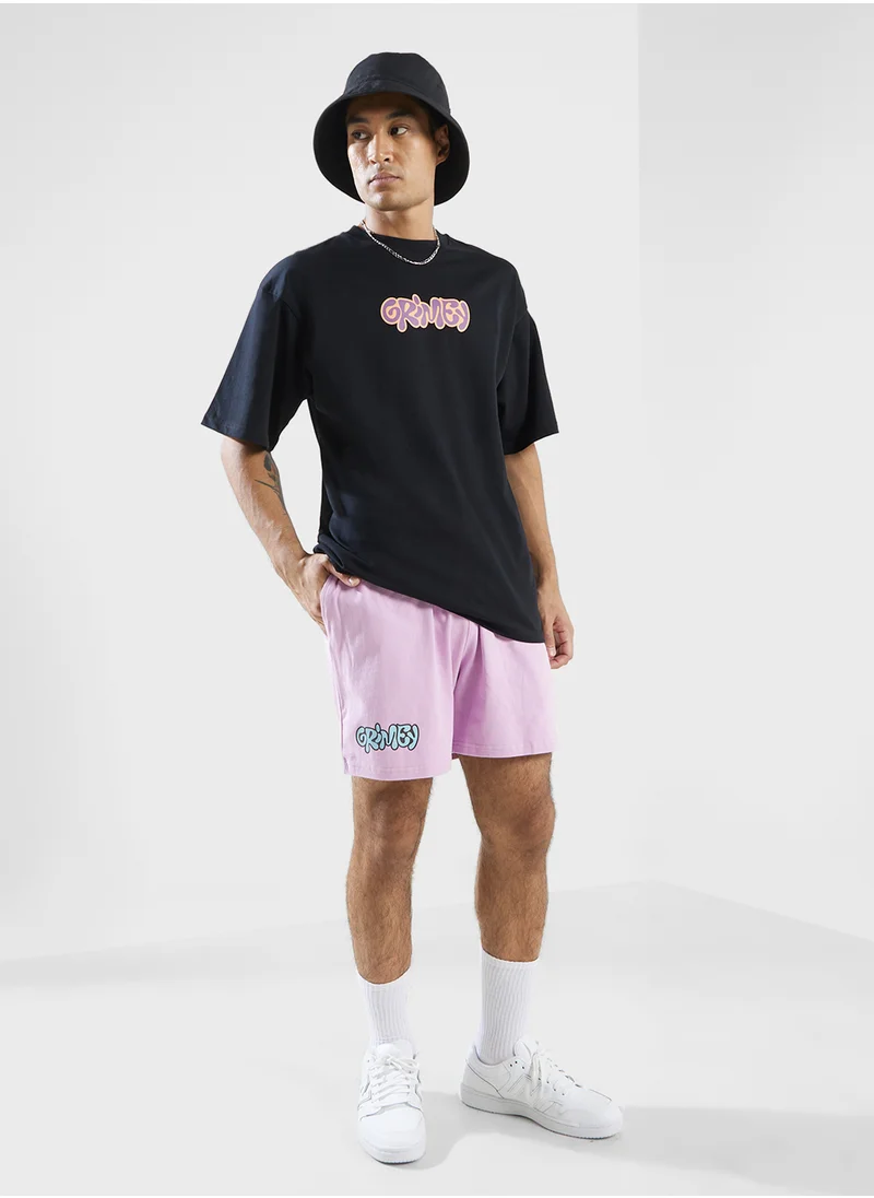جرايمي Bloodsucker Oversized Heavyweight T-Shirt