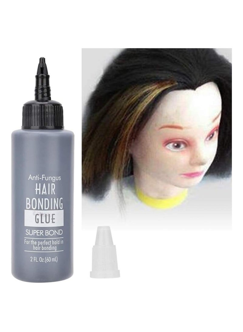 إستيل غراء ربط الشعر، غراء مضاد للحساسية، غراء جل لتطويل الشعر المستعار من أجل صالونات التجميل الاحترافية، غراء ربط الشعر الفائق، قطع شعر دانتيل (60 مل) - Image 5
