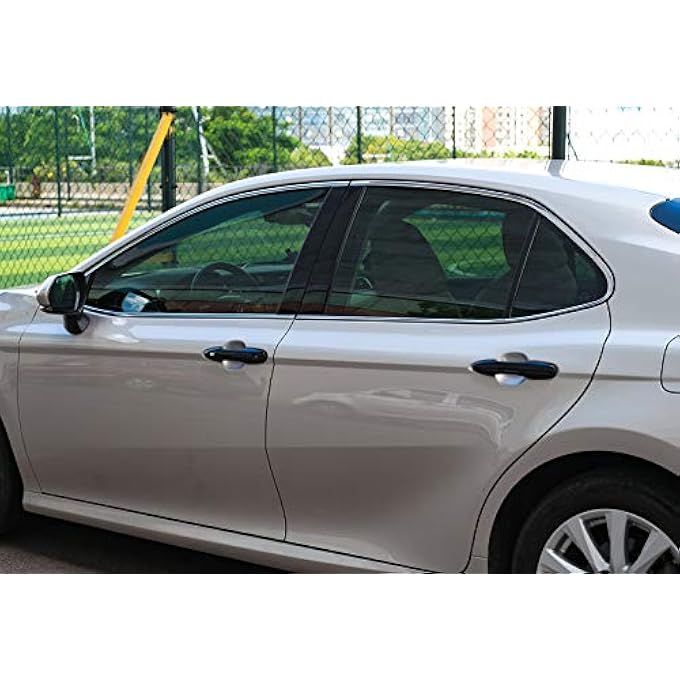 rayihni Compatible With Toyota Camry Corolla Avalon Pruis Accessories Sporty Car Auto Exterior Door Handle Cover Trims With 2 Smart Entry Holes Glossy Black - Image 5