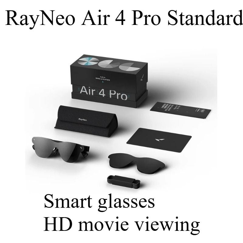 RayNeo Air 4 Pro AR Smart Glasses 4K HD Video XR Hdr10 135-inch Virtual Screen Bluetooth Head-Mounted Display - Image 1