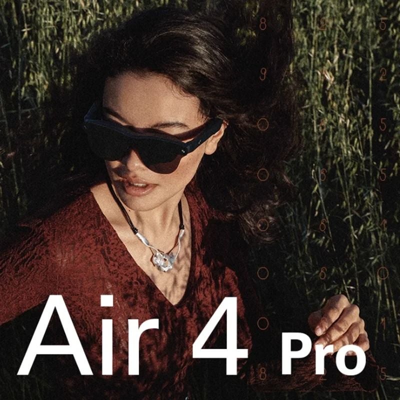 RayNeo Air 4 Pro AR Smart Glasses 4K HD Video XR Hdr10 135-inch Virtual Screen Bluetooth Head-Mounted Display - Image 4