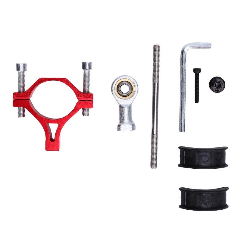 Camping Trailer Connecting Hook Fit for CROSSRC TL4 RC Crawler Car Accessories Upgrade Parts Camping Vehicle Connecting Rod Red - Image 1