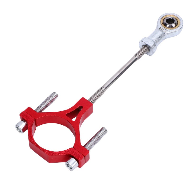 Camping Trailer Connecting Hook Fit for CROSSRC TL4 RC Crawler Car Accessories Upgrade Parts Camping Vehicle Connecting Rod Red - Image 5