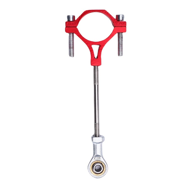 Camping Trailer Connecting Hook Fit for CROSSRC TL4 RC Crawler Car Accessories Upgrade Parts Camping Vehicle Connecting Rod Red - Image 2