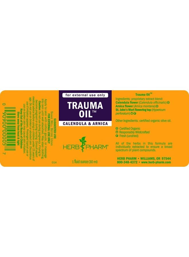 HERB PHARM Trauma Oil Compound, 1.2 Pounds (FAOIL01), 1 Fl Oz (Pack of 1) - Image 4