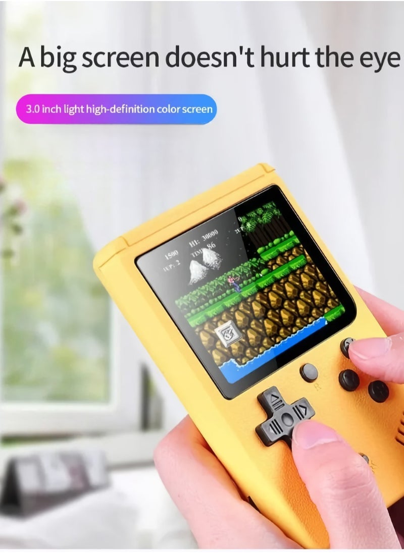 AROAQ - Mini Handheld Video Game, 8 Bit 2.8 Inch Color LCD Portable Pocket Video Game Machine, Compact And Lightweight Handheld Games Console With Built In 400 Games For Kids And Adults, (Black) - Image 1