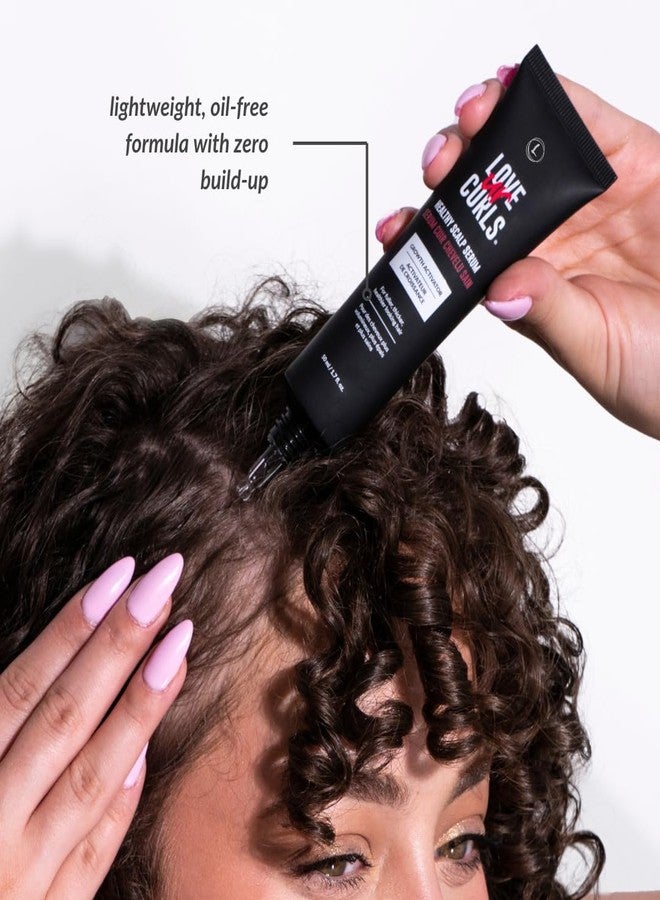 Love Ur Curls - Healthy Scalp Serum Growth Hair Activator, Turmeric & Basil Extracts for Deep Moisturizing and Thicker Full Hair, Vegan, 50mL - Image 5