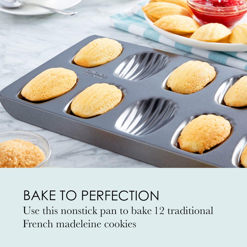 Chicago Metallic Professional 12-Cup Non-Stick Madeleine Pan, 15.75-Inch-by-7.75-Inch - Image 3