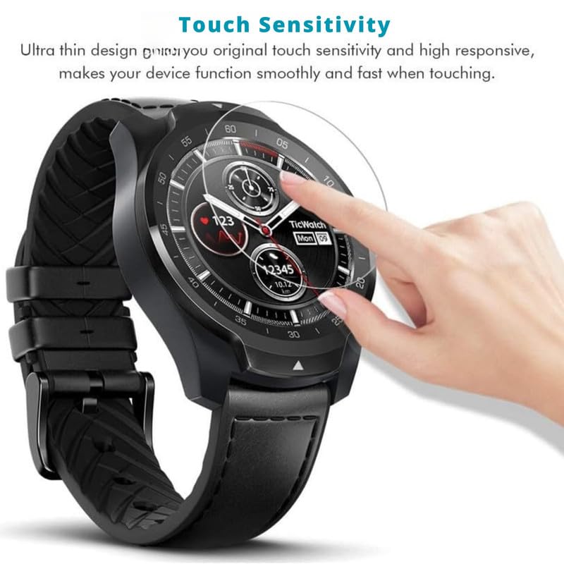 HELLOSCREEN 2 Pack| Smartwatch Screen Protector for NoiseFit Halo |1.43 inch| | Flexible TPU Film, 9H Scratch Resistant, Bubble Free Installation - Not Tempered Glass - Image 4