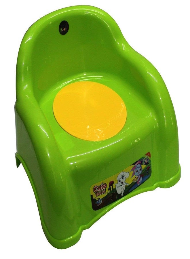 Zerya 2 In 1 ABCD Baby Potty Seat Baby Potty Training Seat And Baby Chair For 6-18 Month (Green) - Image 3