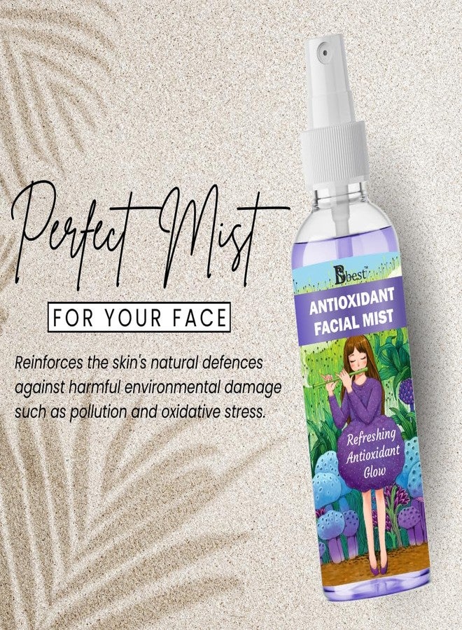 BBest Anti Oxidant Face Mist & Toner 200 ml | Toner for glowing skin | Alcohol-Free Mist & toner for open pores Tightening | Korean skin care products | Women & Men - Image 3