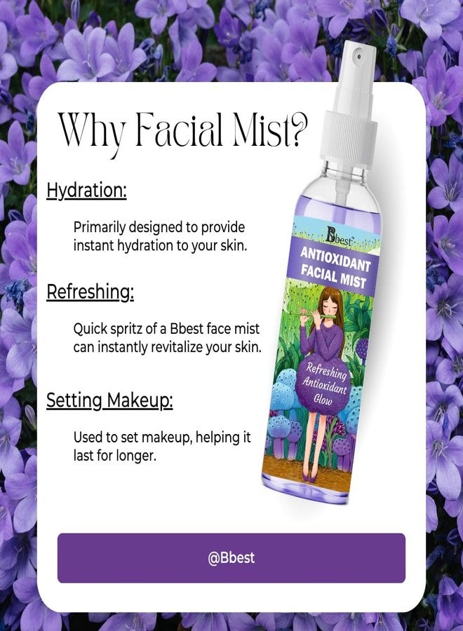 BBest Anti Oxidant Face Mist & Toner 200 ml | Toner for glowing skin | Alcohol-Free Mist & toner for open pores Tightening | Korean skin care products | Women & Men - Image 5