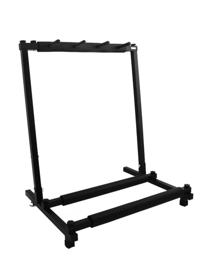Generic Tripod Multiple Guitar Holder, Foldable with Wheels, Guitar Stand, Multi-Guitar Rack for Acoustic Guitar, Classical Guitar, Acoustic Bass, Electric Guitar, - Image 1