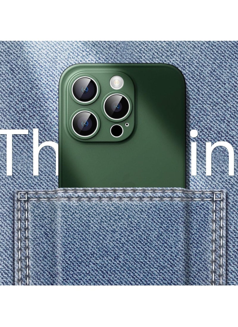ELTRAZONE Ultra Slim (0.35mm Thin) Case for iPhone 14 Pro Max 6.7-Inch, Camera Lens Cover Full Protection, Lightweight Matte Finish PP Hard Minimalist Case, Support Wireless Charging (Midnight Green) - Image 5