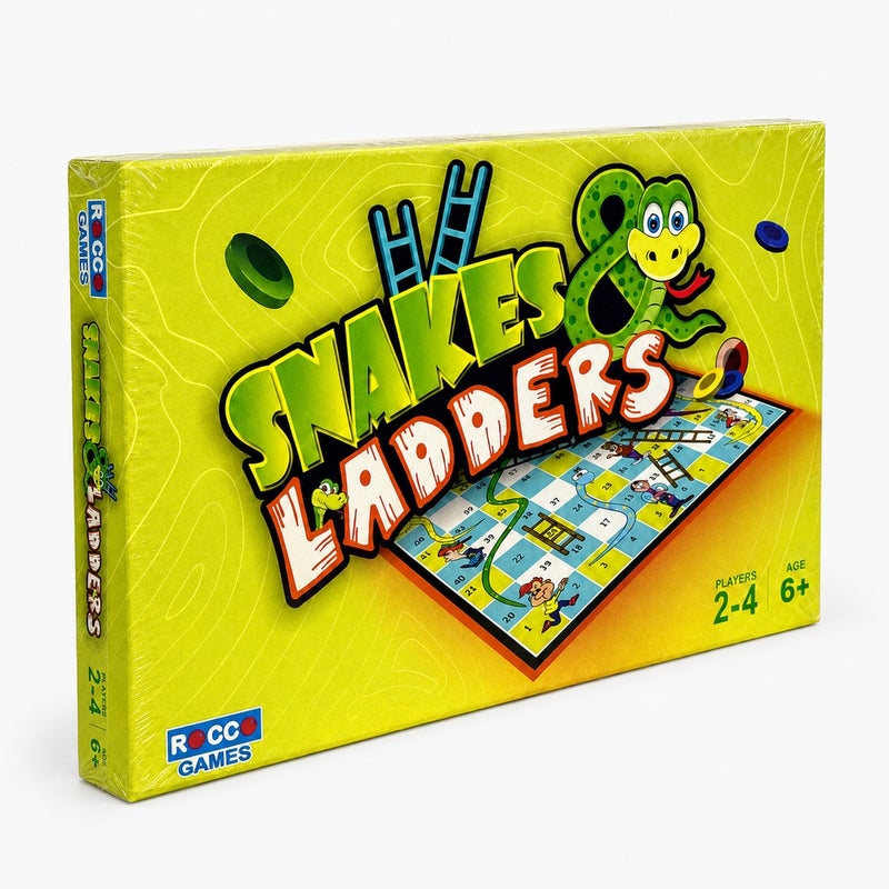 Rocco - Snakes and Ladders Classic Board Game for 2 to 4 Players - 22300 - Image 1