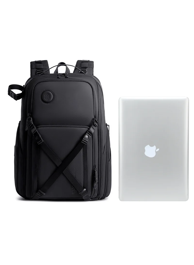 ARCTIC HUNTER Professional Camera Backpack Shock Proof Water Resistant with Separate Laptop Compartment TSA Opening Daypack for Men and Women B00575 Black