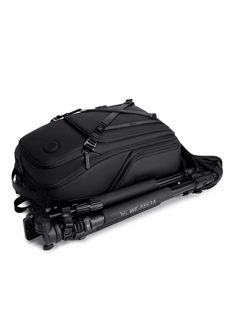 Arctic Hunter black Professional Camera Backpack Shock Proof Water Resistant with Separate Laptop Compartment TSA Opening Daypack for Men and Women, B00575, Black for Men | Best Price UAE