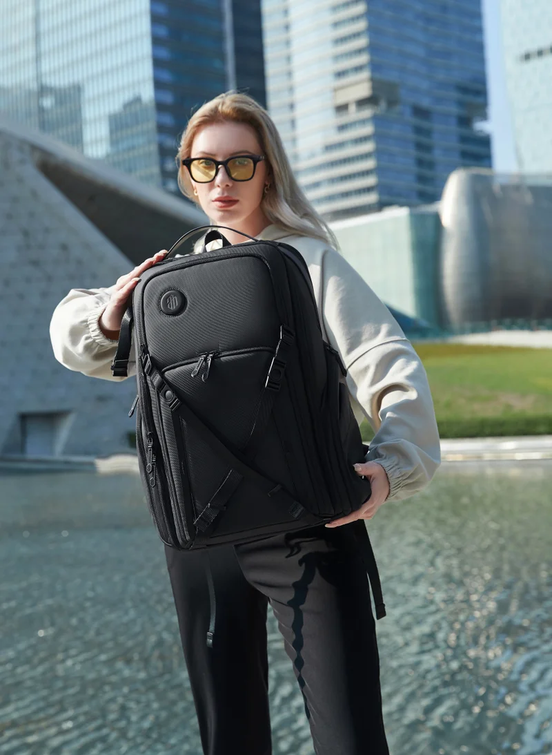 Arctic Hunter black Professional Camera Backpack Shock Proof Water Resistant with Separate Laptop Compartment TSA Opening Daypack for Men and Women, B00575, Black for Men | Best Price UAE