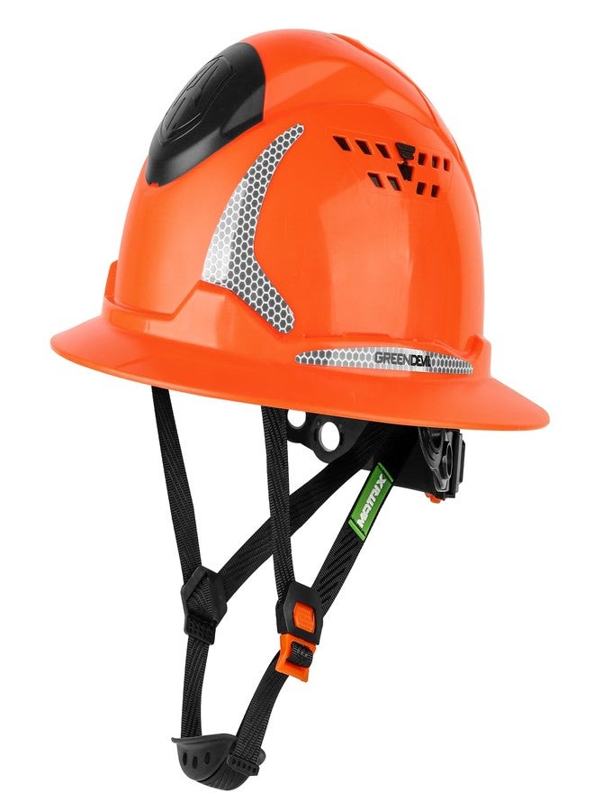 GREEN DEVIL Matrix Full Brim Hard Hat Vented Construction Safety Helmet OSHA Approved Cascos De Construccion Work Hardhat for Men&Women - Image 1
