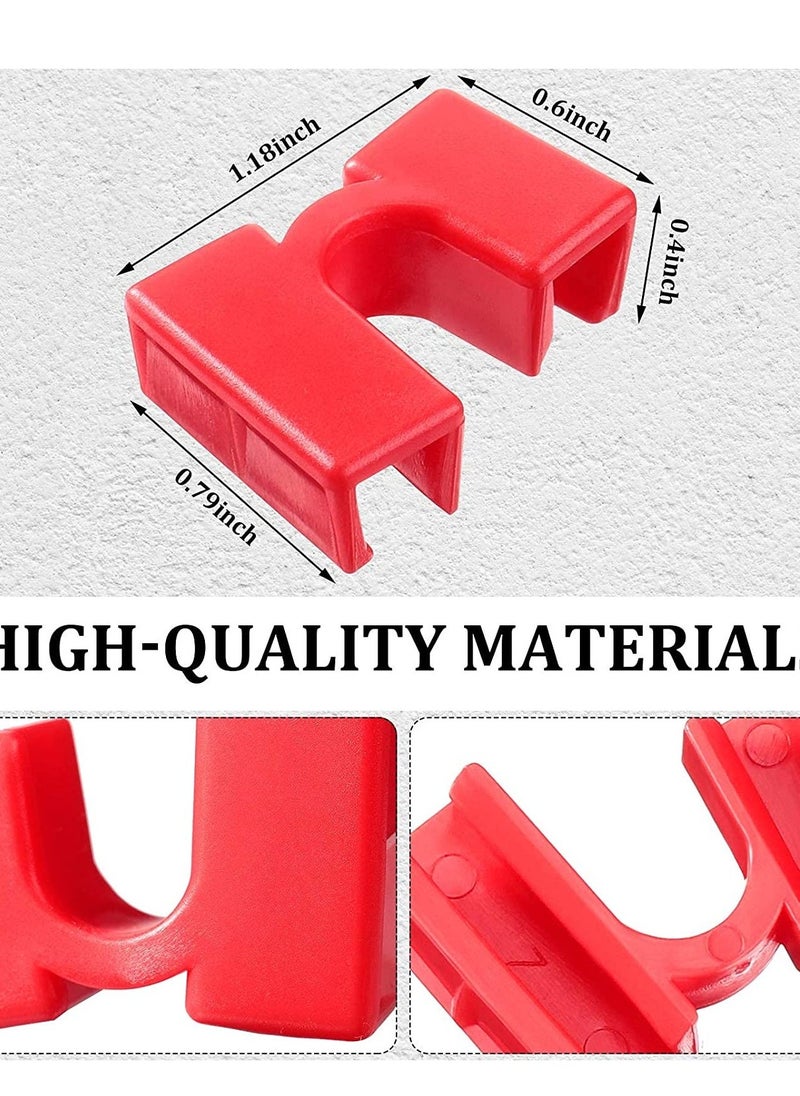 SYOSI - Chopstick Helpers 5 Pieces Reusable Chopstick Helpers Training Chopsticks BPA Free POM Fon-Toxic Non-Slippery for Many Age, Beginner, Trainers or Learner, Left or Right Hand Red - Image 1