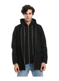 Andora Multi Zippers Hooded Gokh Jacket  - Image 1