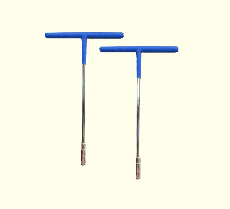 ABA T spanner Chrome finish 8mm10mm - Image 1