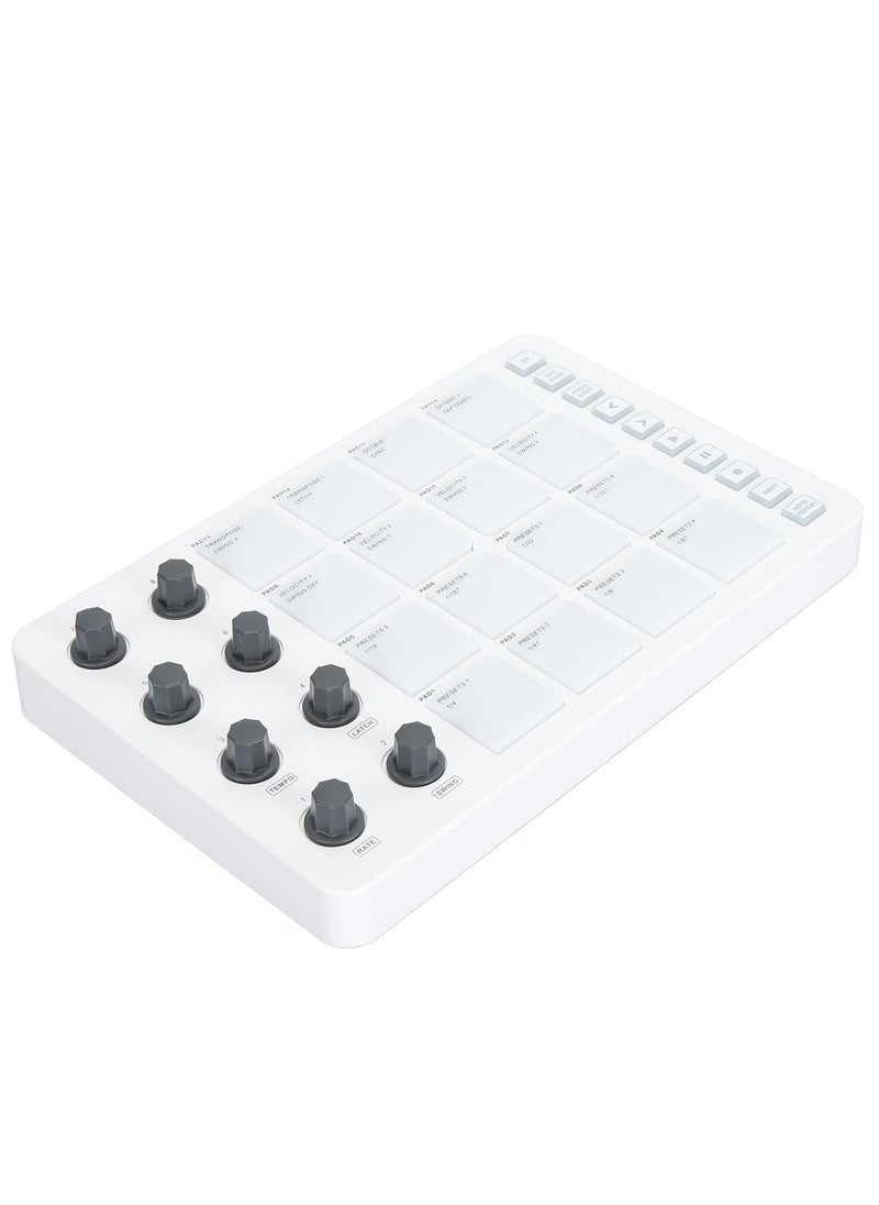 M-VAVE SMC-PAD Launch Pad USB-C Interface, Portable Design, Small Wireless MIDI Controller, Suitable Percussion Keyboard  - Image 1
