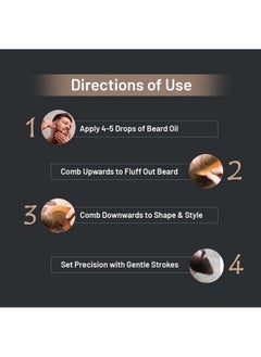 Formen Beard Comb | 100% Natural | Style Your Beard | Pocket Size Neem Comb For Men  - Image 2