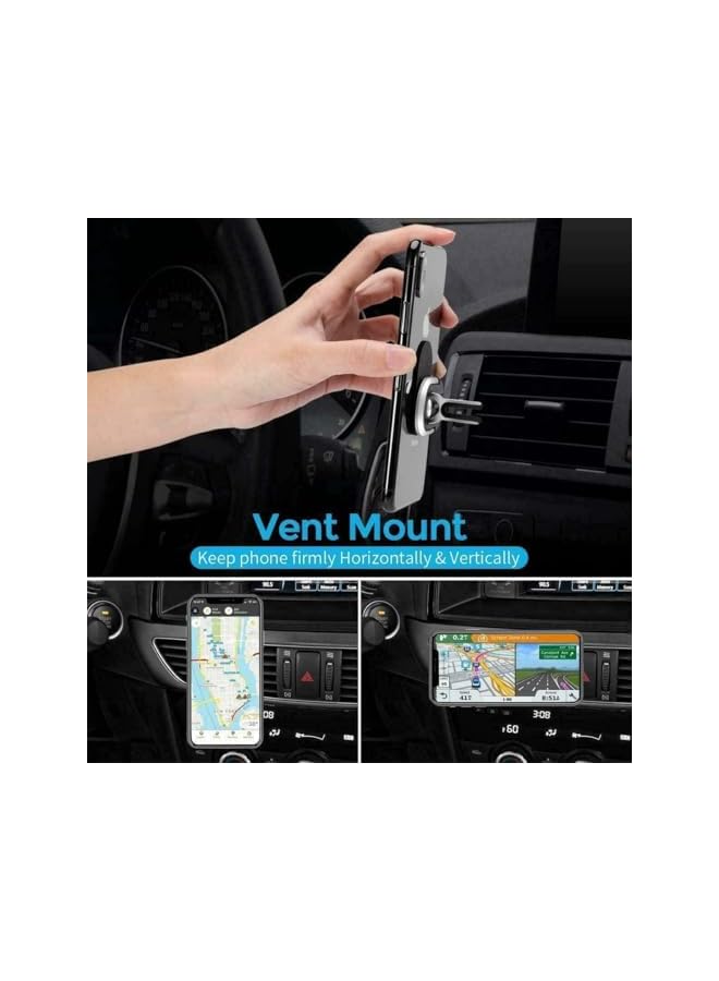 S-TOP 360° Rotating Phone Grip Holder, Multipurpose Magnetic Ring Stand for Car and Home, Anti Drop Phone Ring for All Smartphones - Image 2