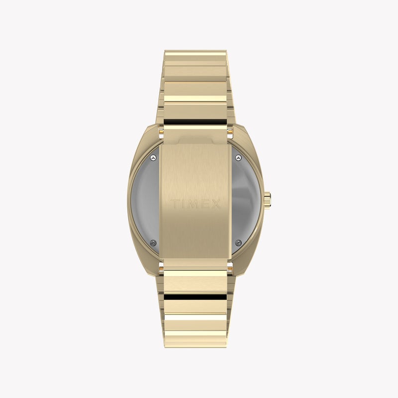 TIMEX Q Timex Enigma 37mm Bracelet Watch TW2Y34400 | Stylish Silver & Blue Design - Image 3