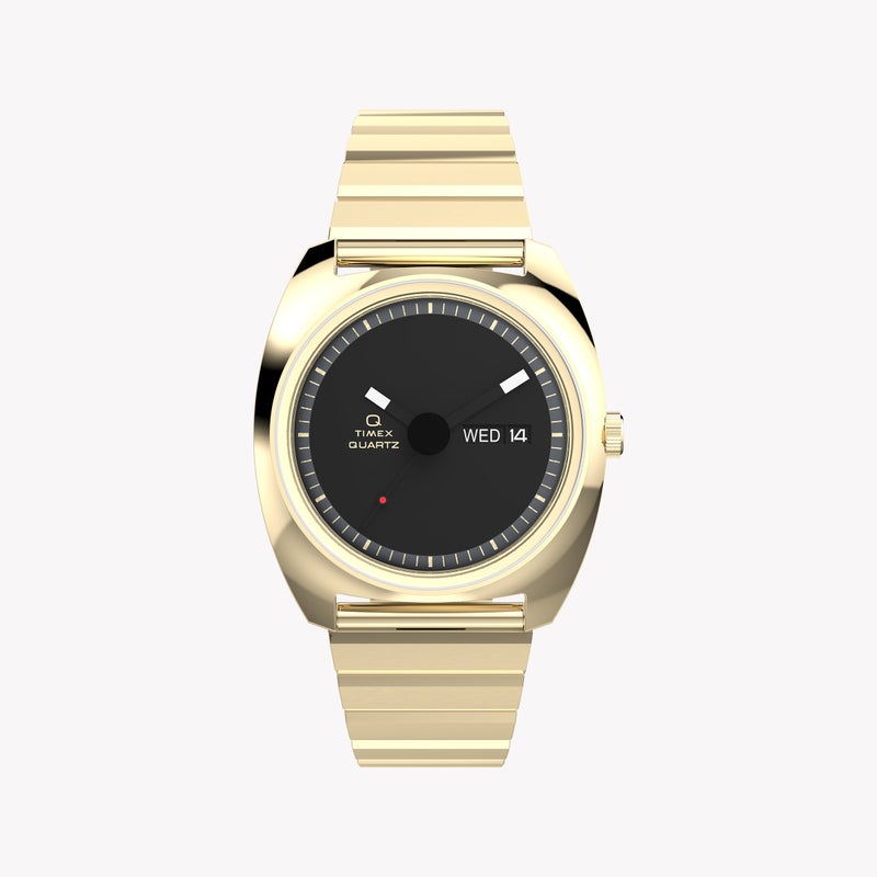 TIMEX Q Timex Enigma 37mm Bracelet Watch TW2Y34400 | Stylish Silver & Blue Design - Image 1