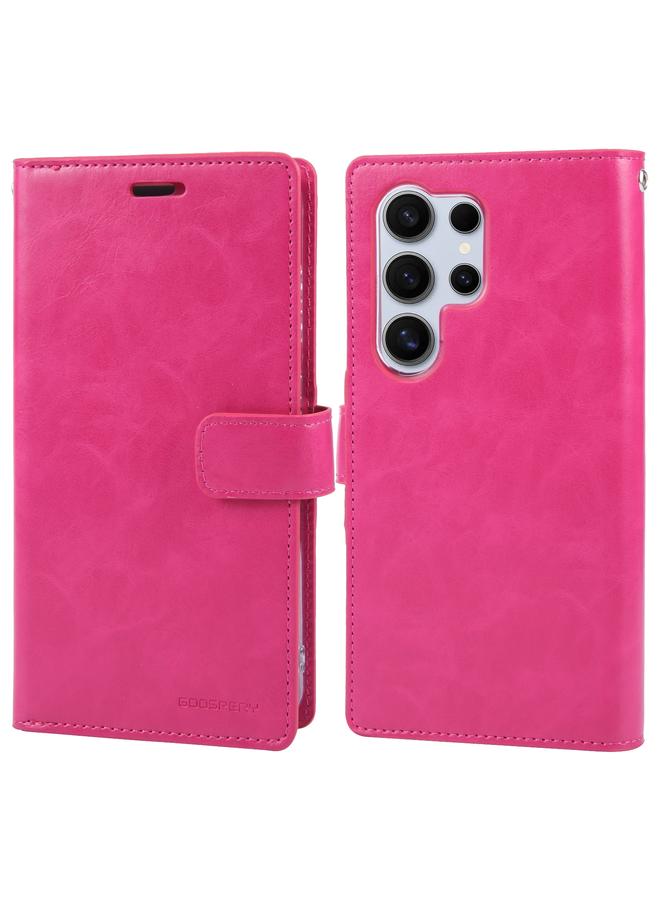 Case For Samsung Galaxy S24 Ultra 5G MANSOOR DIARY 9 Card Slots Leather Phone Case