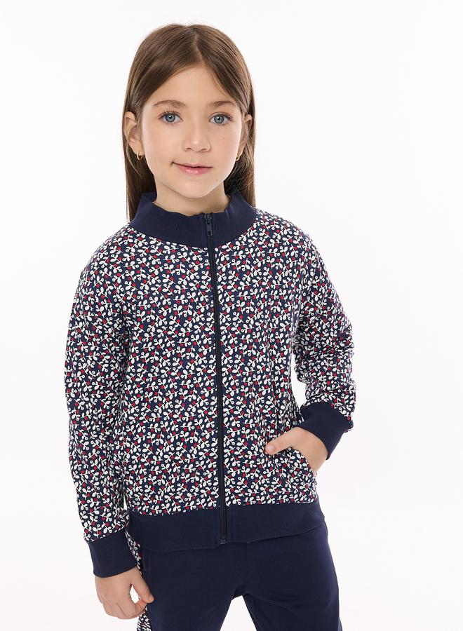 Victor And Jane Pack of 3 - Girls Heart Print T-Shirt, Jacket and Joggers - Image 5