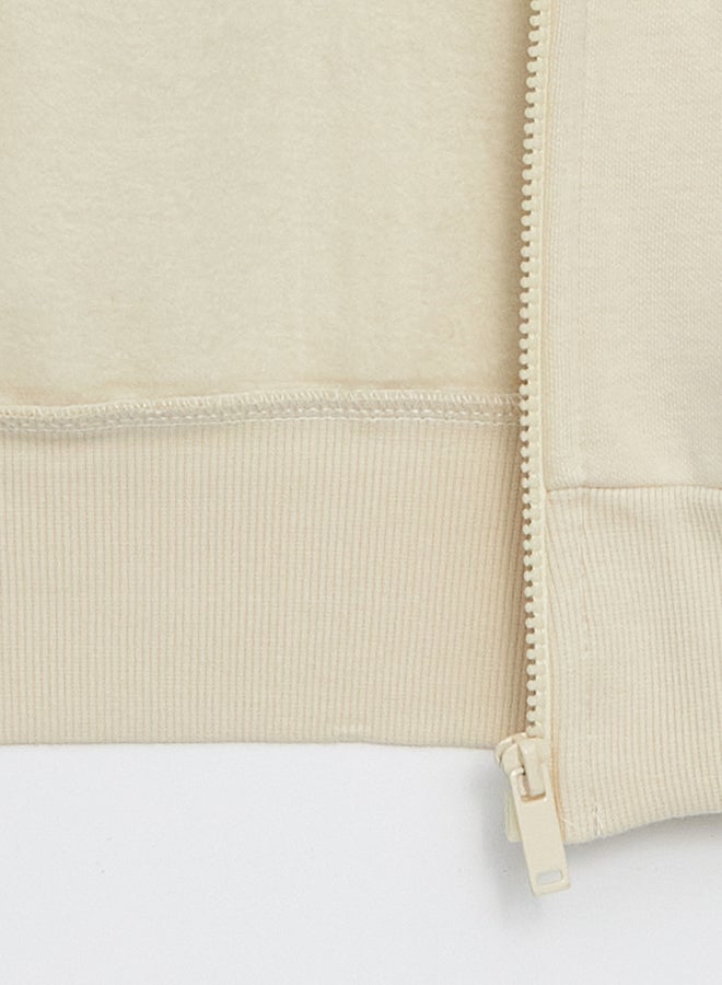 LC WAIKIKI Hooded Oversize Women's Thick Zippered Sweatshirt  - Image 3
