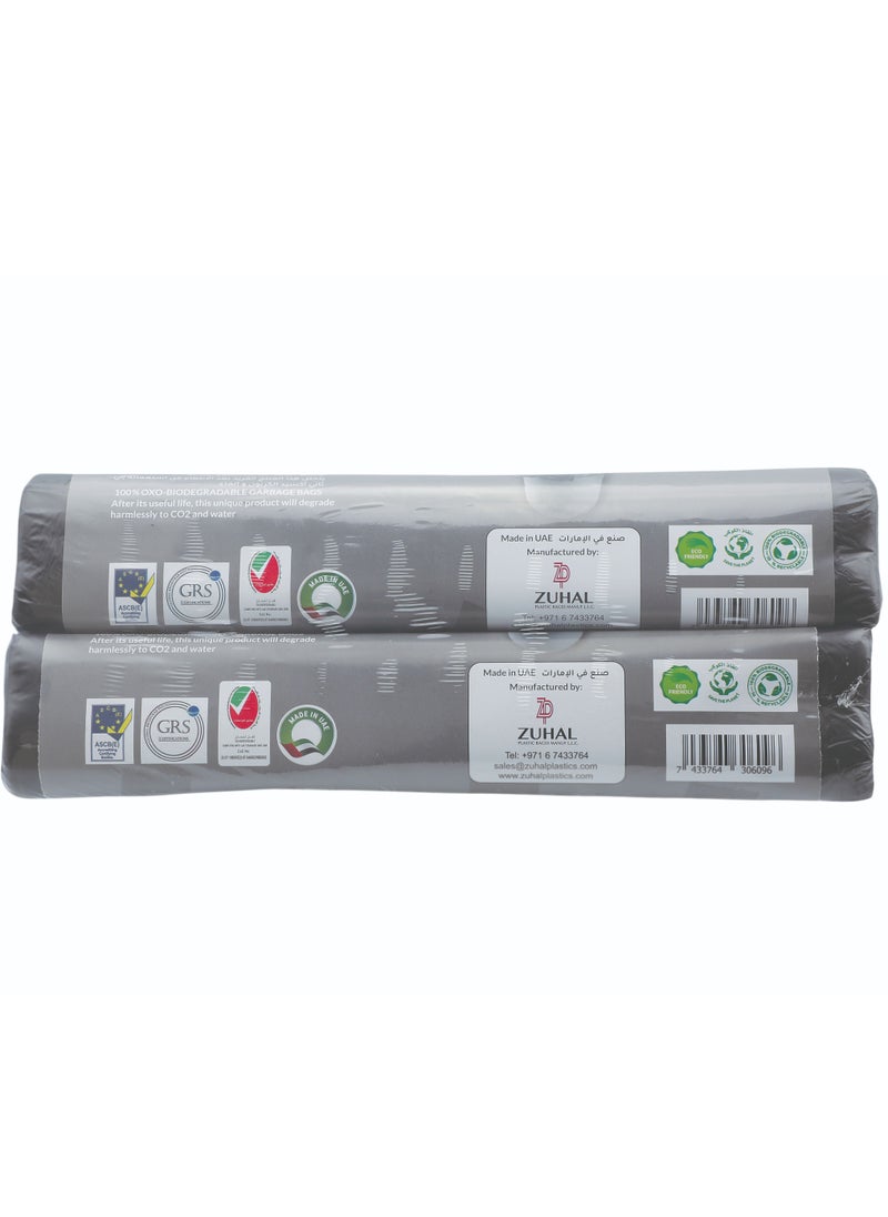 ZUHAL Garbage Bag Roll 60 cm X 90 cm (30 Gallon) Offer Pack Buy 1 get 1  - Image 2