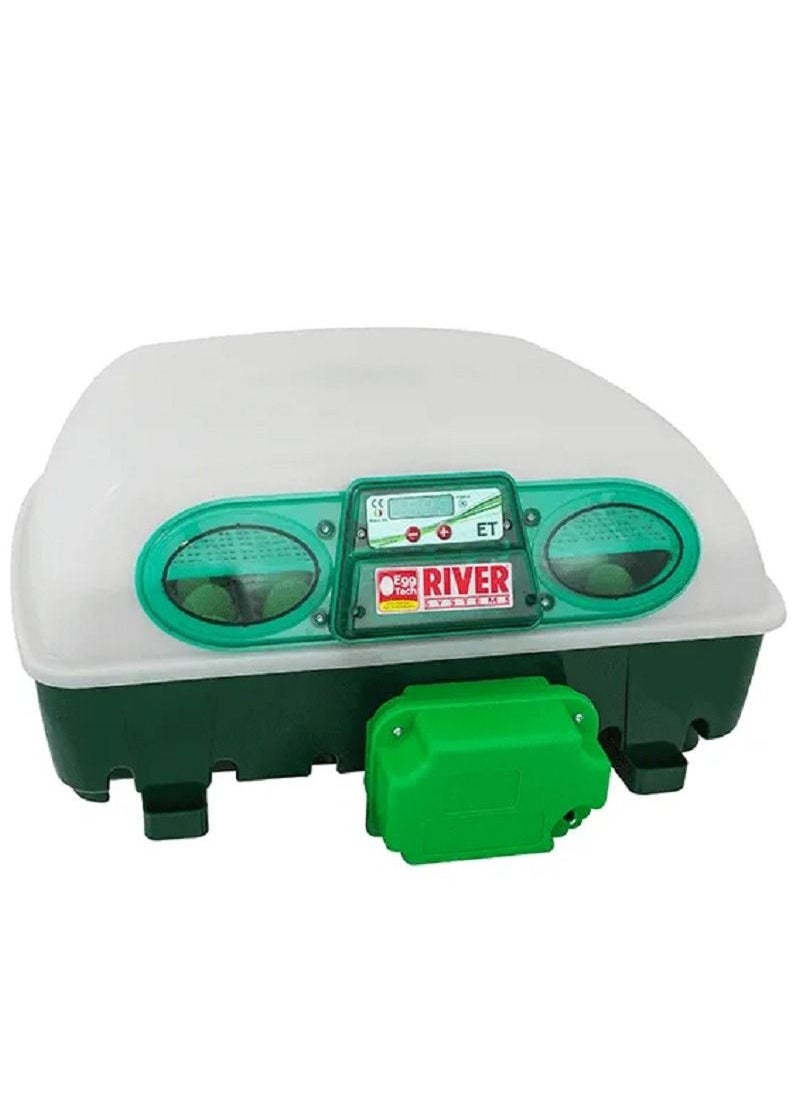 River Solar Incubator Digital 49 Eggs, Automatic Eggtech ET- Solaris Incubator, With Ovolvo Egg Turning Unit And Control Panel (Made in Italy).
