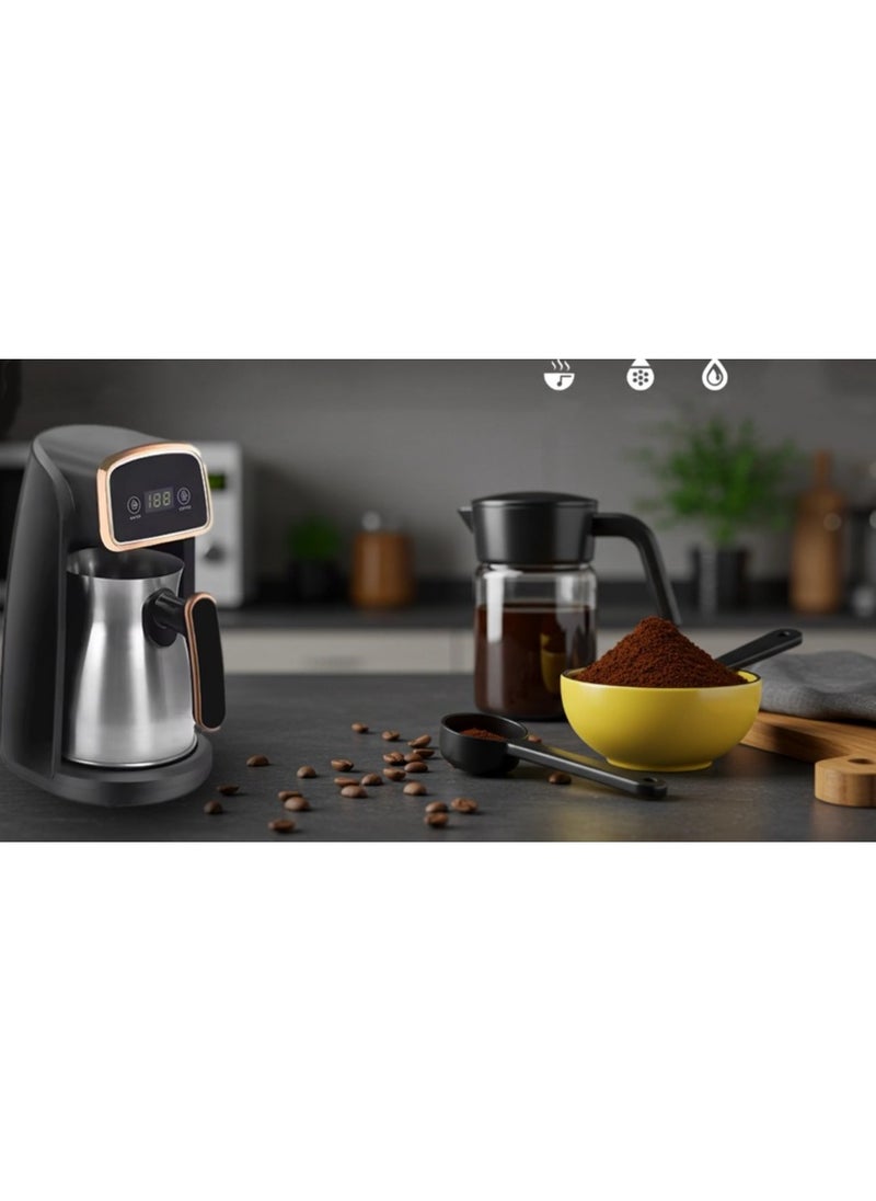 RAF - Digital Coffee Maker(Multi-usage pot, coffee, milk, water)/Temp Display/300 ml/600 W(R.156) - Image 1