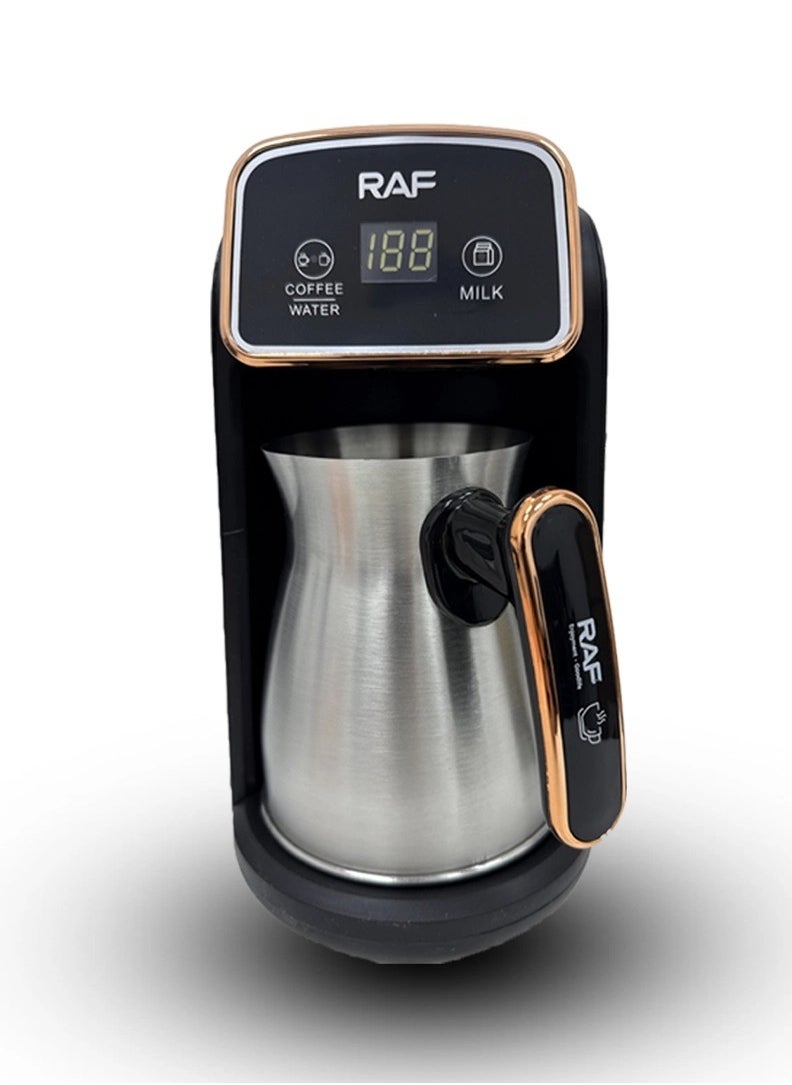 RAF - Digital Coffee Maker(Multi-usage pot, coffee, milk, water)/Temp Display/300 ml/600 W(R.156) - Image 1
