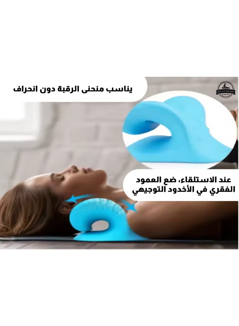 Relax Smart Portable Neck and Shoulder Relaxation Pillow – Ergonomic Support Cushion for Comfort and Posture Relief - Image 3