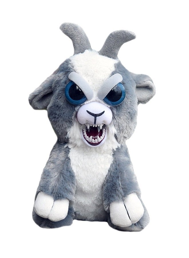 Feisty Pets William Mark Junkyard Jeff Adorable Plush Stuffed Goat That Turns Feisty with a Squeeze - Image 1