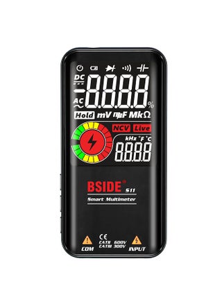 S11 Intelligent 9999 Counts Multimeter Digital LCD Display Rechargeable Universal Meter AC/DC Voltmeter Ohmmeter Test Resistance Capacitance Frequency Diode Continuity NCV Live Line - pzsku/Z0859CE9892816B087303Z/45/_/1697192562/17327028-2274-4eab-82ce-441f472c4e19