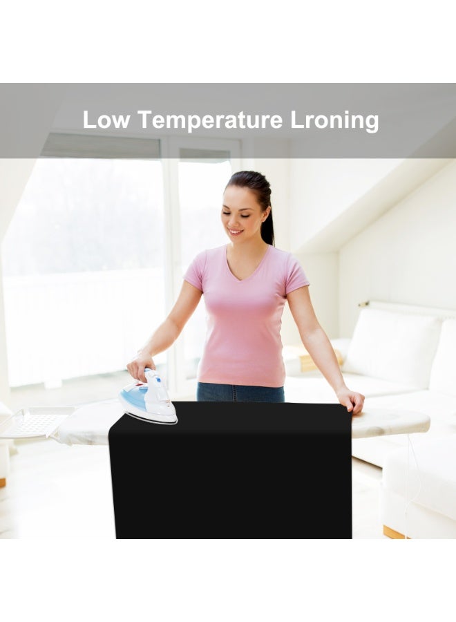 PULUZ 118.1Inch*236.2Inch Black Polyester  Backdrop Background for Photography Photo Booth Backdrop for Photoshoot Background Screen Video Recording Parties Curtain - Image 4