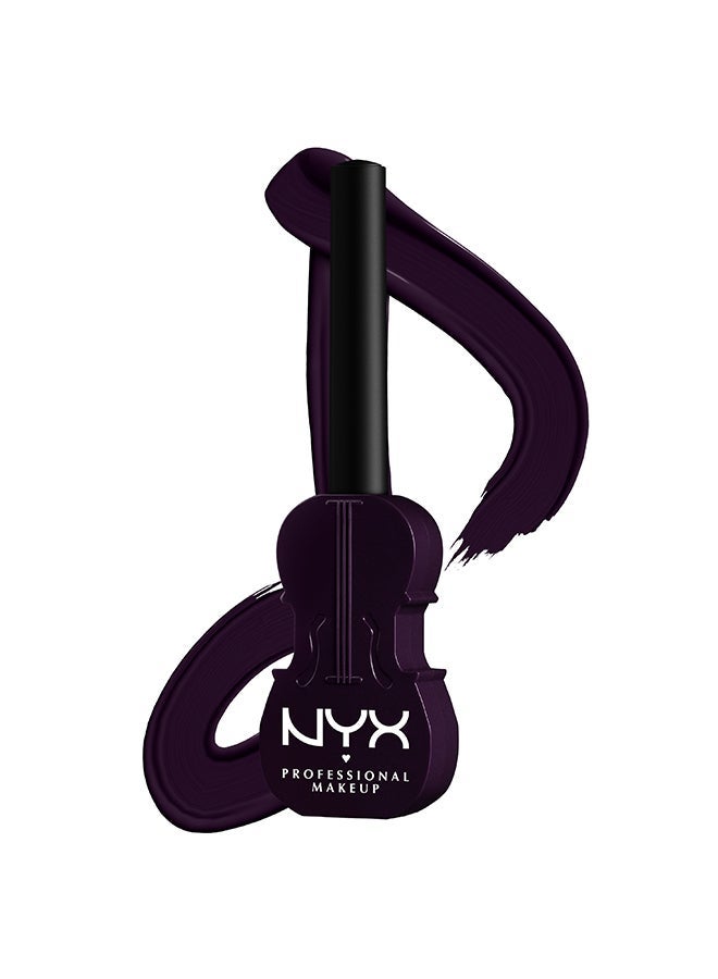 NYX PROFESSIONAL MAKEUP Wednesday Cello Vivid Matte Liquid Eyeliner & Wednesday Color-Shifting Lip Oil, Nightshade, Lip Oil, 12H Hydration, High-shine Finish Bundle - Image 2