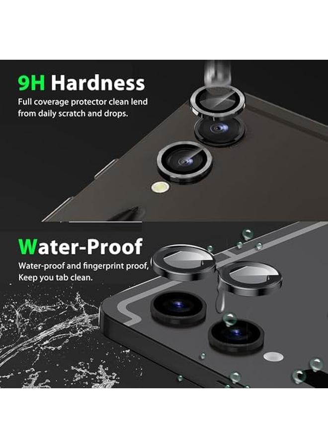 Excefore For Generic Galaxy Tab S9 Ultra Sm X910 S9 Plus Sm X810 S9 Fe Plus Camera Lens Protector Hd Clarity Anti Scratch Dustproof Tempered Glass Back Camera Lens Protector With Aluminum Edging 2 Pcs - Image 4
